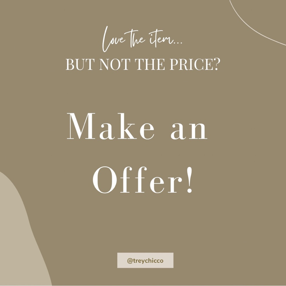 Don’t love the price? Make an offer!